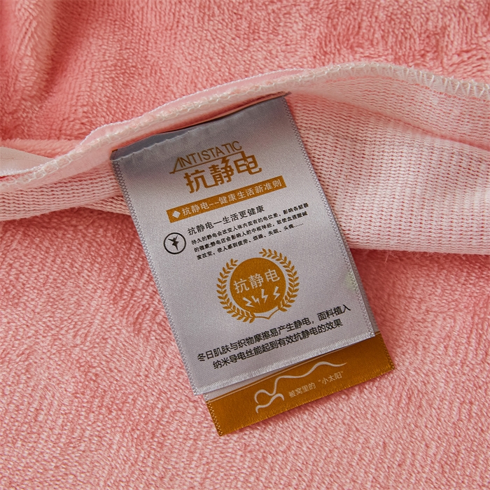 91家纺网 家纺一手货源 找家纺 董韵家纺 2025新款高克重全消光牛奶绒法莱绒金貂绒印花单品被套床裙四件套（提供买家秀） 绒花-粉