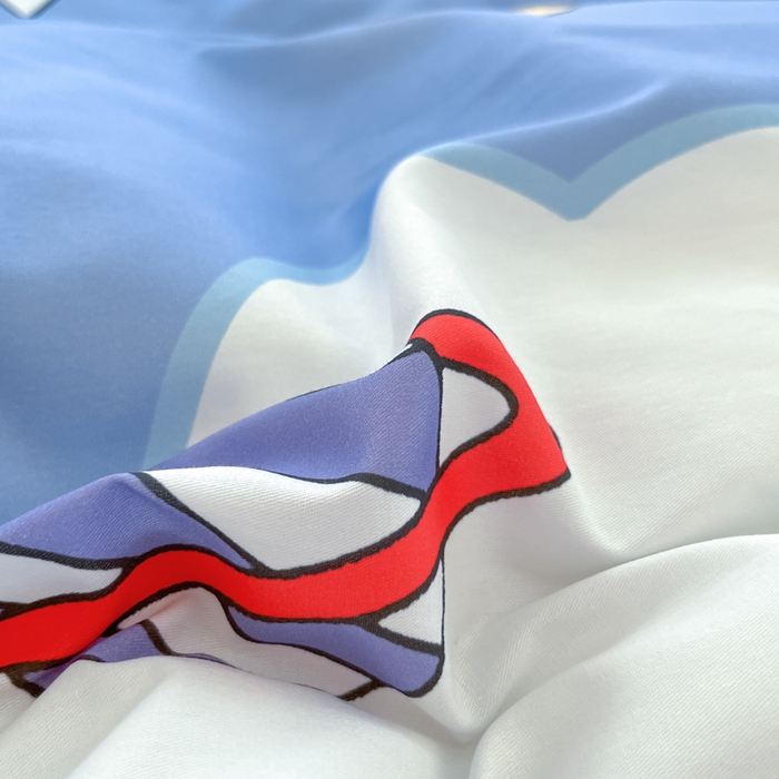 91家纺网 家纺一手货源 找家纺 博雅 2024新款宇航员系列全棉四件套（专版花型） 太空漫步