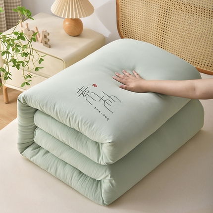 91家纺网 家纺一手货源 找家纺 （总）锦鹭被业 2025款素朴冬被春秋空调夏被原棉大豆被