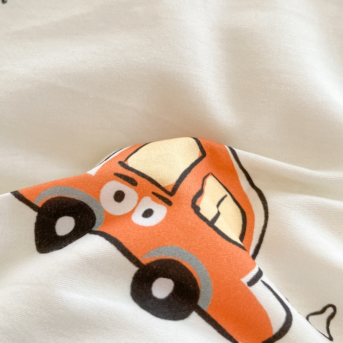 91家纺网 家纺一手货源 找家纺 博雅 2024新款宇航员系列全棉四件套（专版花型） 小汽车