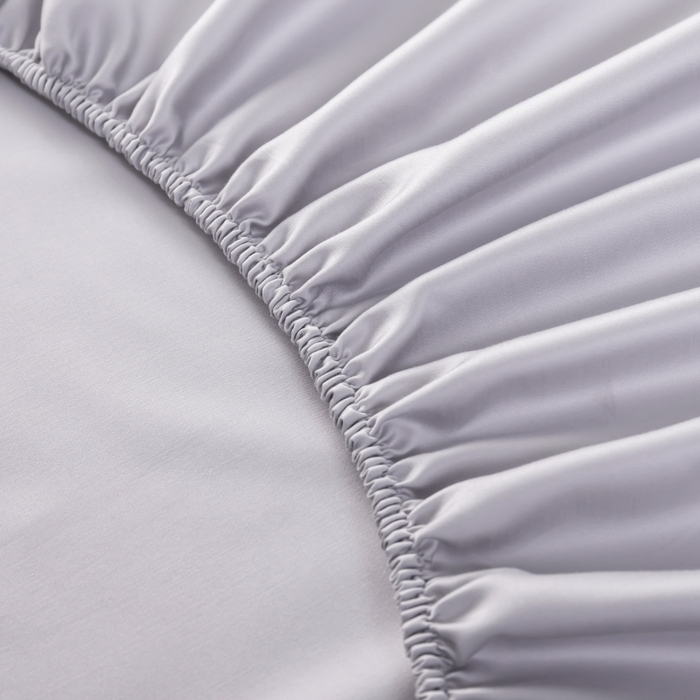 91家纺网 家纺一手货源 找家纺 好阁家纺 2024新款进口LF级60S莱赛尔莱赛尔床笠两件套三件套 灰紫