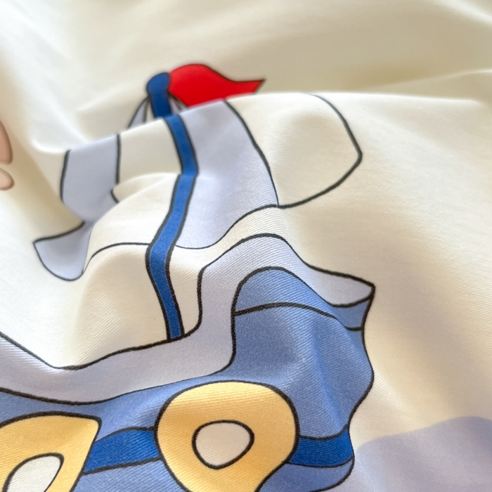 91家纺网 家纺一手货源 找家纺 博雅 2024新款宇航员系列全棉四件套（专版花型） 航海家