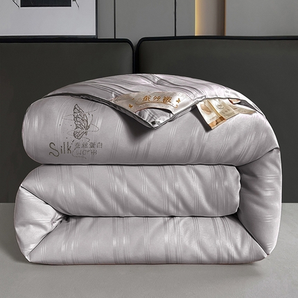 91家纺网 家纺一手货源 找家纺 美伦美 2024新款全棉提花 灰色