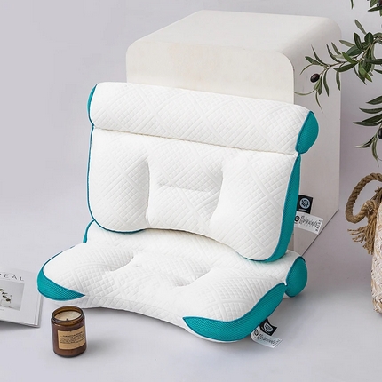 佳尚枕芯 2025新款枕芯二代反牵引护颈枕针织护颈枕头枕芯 绿色40x58cm/只