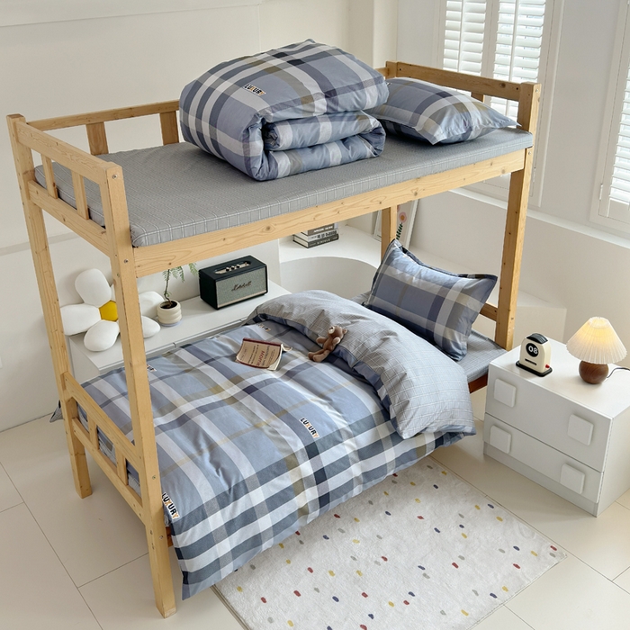 91家纺网 家纺一手货源 找家纺 怡家居 2024新款开学季学生宿舍六件套大礼包  卡米洛