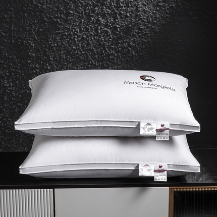 91家纺网 家纺一手货源 找家纺 （总）太阳羽家纺 2025新款纯棉贡缎立体枕直播爆款枕芯