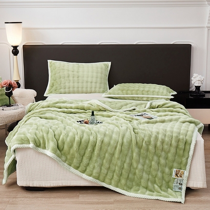 91家纺网 家纺一手货源 找家纺 （总）肖恩毯业 2025新款托斯卡纳兔毛绒毛毯