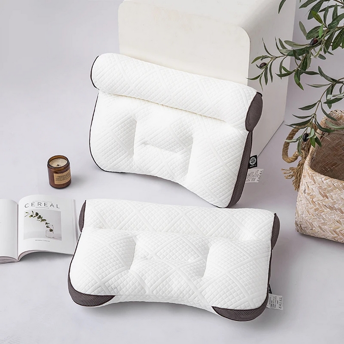 91家纺网 家纺一手货源 找家纺 佳尚枕芯 2025新款枕芯二代反牵引护颈枕针织护颈枕头枕芯 黑色40x58cm/只