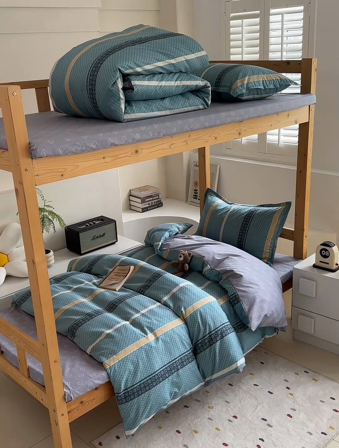 91家纺网 家纺一手货源 找家纺 怡家居 2024新款开学季学生宿舍六件套大礼包  里斯