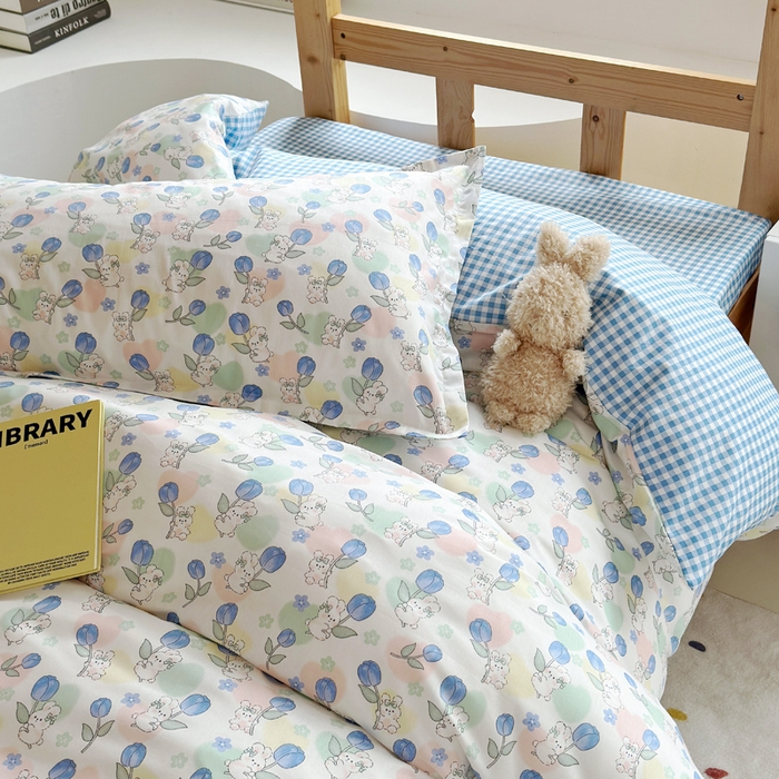 91家纺网 家纺一手货源 找家纺 怡家居 2024新款开学季学生宿舍六件套大礼包  甜蜜生活