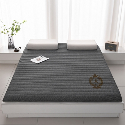 91家纺网 家纺一手货源 找家纺 （总）羽涵家纺 2024新款10A抗菌10A抗菌针织床垫-横条单边款