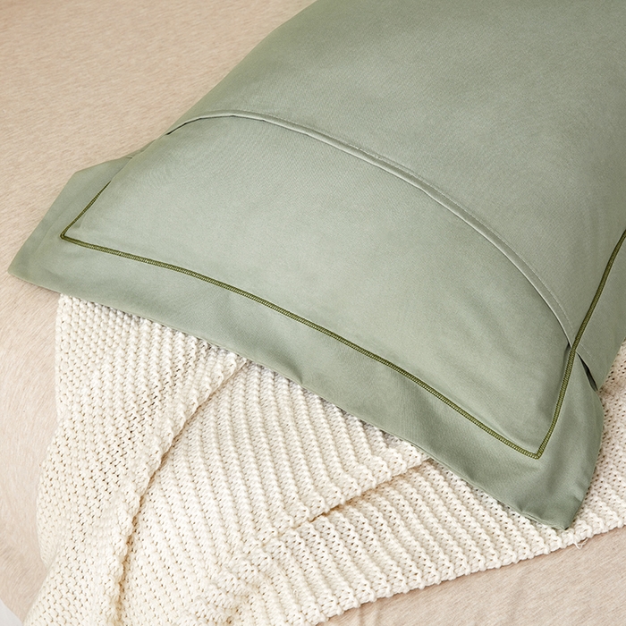 91家纺网 家纺一手货源 找家纺 （总）丰淘家纺 2024新款水洗棉刺绣一字荷枕套