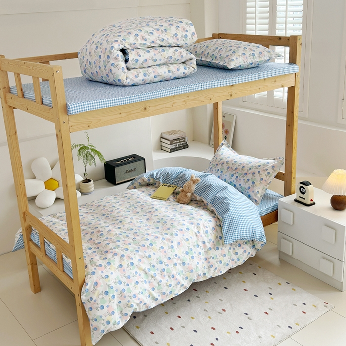 91家纺网 家纺一手货源 找家纺 怡家居 2024新款开学季学生宿舍六件套大礼包  甜蜜生活