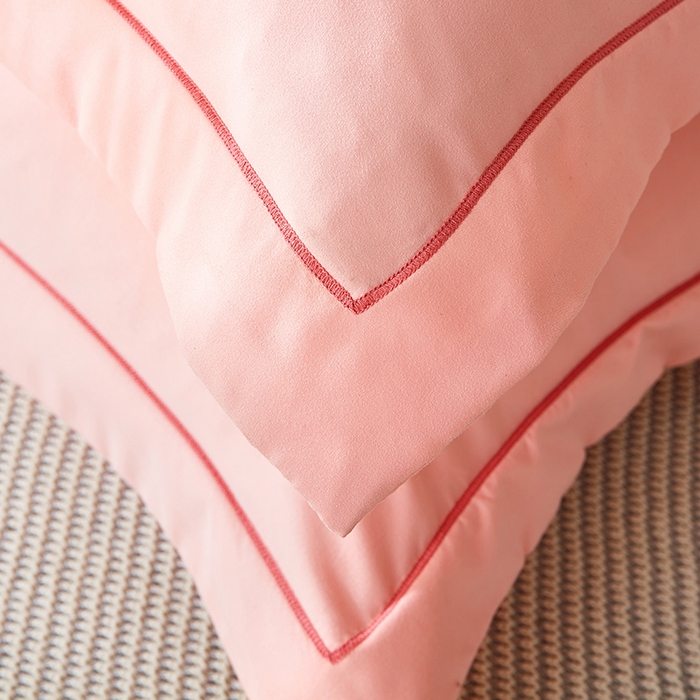 91家纺网 家纺一手货源 找家纺 （总）丰淘家纺 2024新款水洗棉刺绣羽蝶枕套