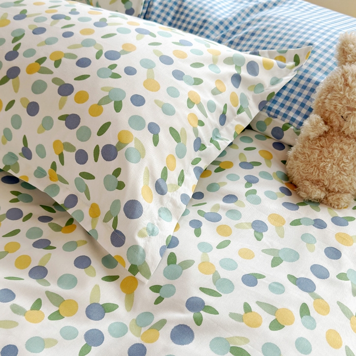 91家纺网 家纺一手货源 找家纺 怡家居 2024新款开学季学生宿舍六件套大礼包  欢乐果