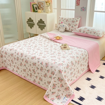 91家纺网 家纺一手货源 找家纺 （总）芷凡家纺 2024新款A类水洗云朵棉绗缝夹棉单床盖