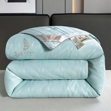 91家纺网 家纺一手货源 找家纺 美伦美 2024新款全棉提花 绿色