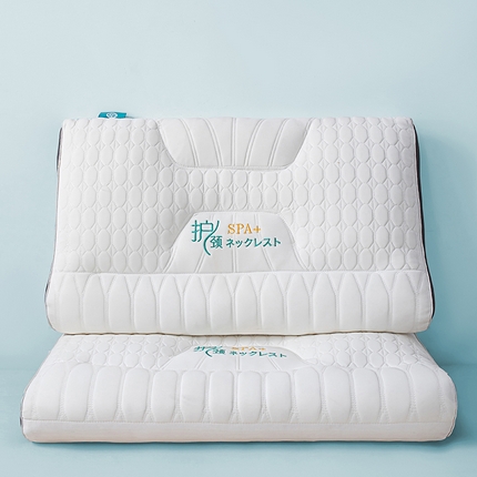 91家纺网 家纺一手货源 找家纺 （总）贵夫人 2024新款护颈SPA乳胶反牵引枕枕头枕芯