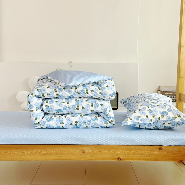 91家纺网 家纺一手货源 找家纺 怡家居 2024新款开学季学生宿舍六件套大礼包  蜜语