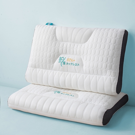 91家纺网 家纺一手货源 找家纺 （总）贵夫人 2024新款护颈SPA乳胶反牵引枕枕头枕芯