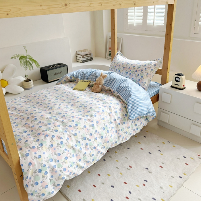 91家纺网 家纺一手货源 找家纺 怡家居 2024新款开学季学生宿舍六件套大礼包  甜蜜生活