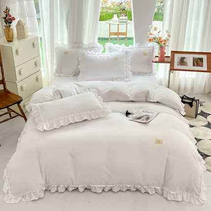 91家纺网 家纺一手货源 找家纺 （总）花香四季家纺 2025新款水洗棉四件套-可可小姐系列