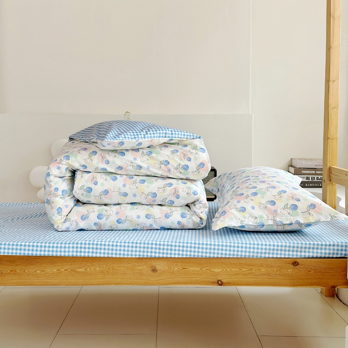 91家纺网 家纺一手货源 找家纺 怡家居 2024新款开学季学生宿舍六件套大礼包  甜蜜生活