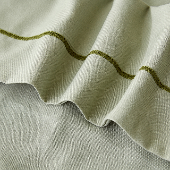 91家纺网 家纺一手货源 找家纺 （总）丰淘家纺 2024新款水洗棉刺绣一字荷枕套