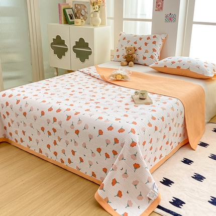 91家纺网 家纺一手货源 找家纺 （总）芷凡家纺 2024新款A类水洗云朵棉绗缝夹棉单床盖