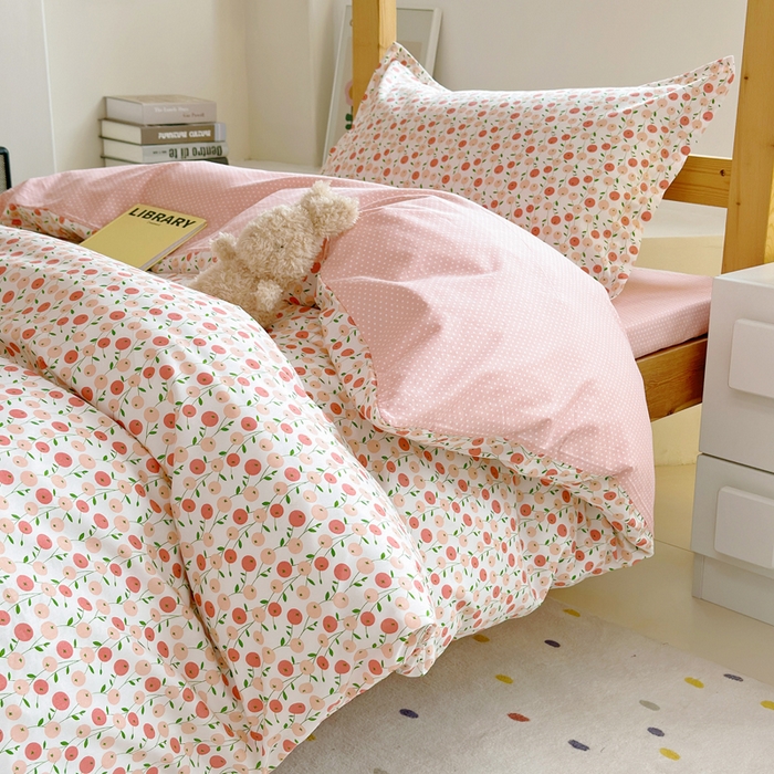 91家纺网 家纺一手货源 找家纺 怡家居 2024新款开学季学生宿舍六件套大礼包  花颜