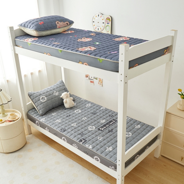 91家纺网 家纺一手货源 找家纺 迪乐妮 2024新款单人床水洗棉夹棉加厚床笠（印花系列） 新蕊