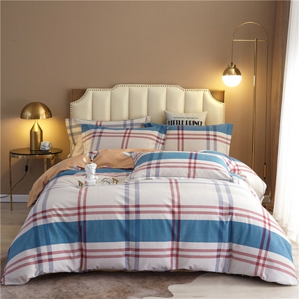 91家纺网 家纺一手货源 找家纺 （总）沐白家居 2024新款全棉生态磨毛印花四件套系列