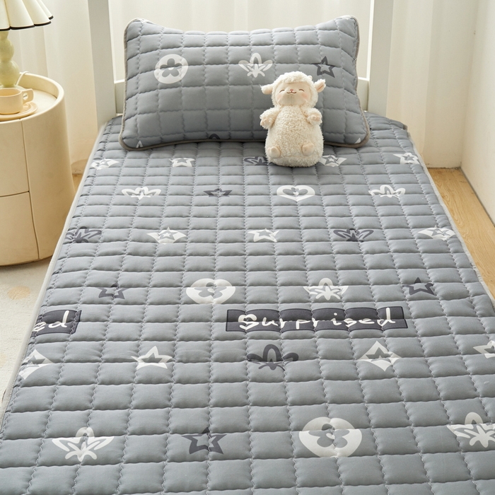 91家纺网 家纺一手货源 找家纺 迪乐妮 2024新款单人床水洗棉夹棉加厚床笠（印花系列） 新蕊