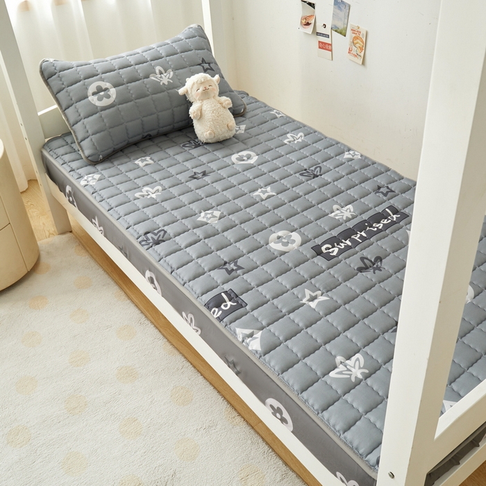 91家纺网 家纺一手货源 找家纺 卡派 2024新款单人床水洗棉夹棉加厚床笠（印花系列） 新蕊