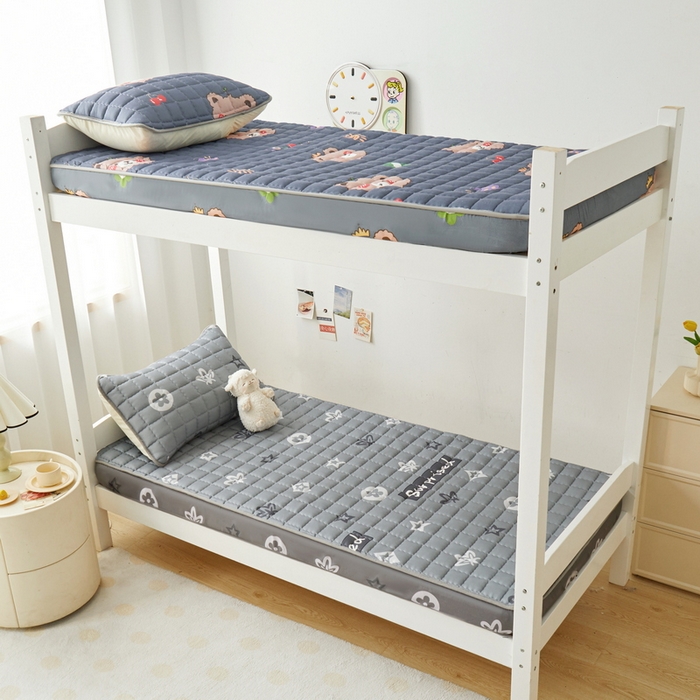 91家纺网 家纺一手货源 找家纺 迪乐妮 2024新款单人床水洗棉夹棉加厚床笠（印花系列） 新蕊