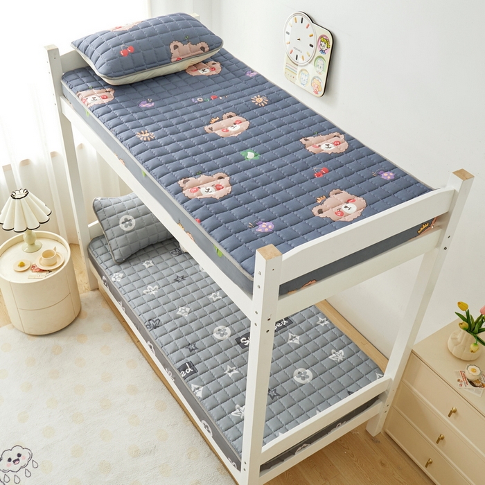 91家纺网 家纺一手货源 找家纺 迪乐妮 2024新款单人床水洗棉夹棉加厚床笠（印花系列） 新蕊