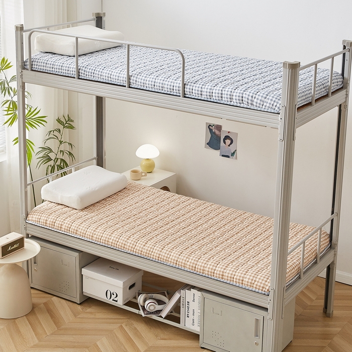 91家纺网 家纺一手货源 找家纺 卡派 2024新款单人床无印居家风藤席双面可用床垫 厚度约5cm 咖小格