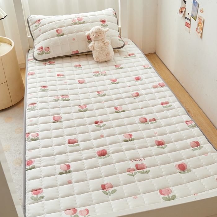 91家纺网 家纺一手货源 找家纺 （总）卡派 2024新款单人床水洗棉夹棉加厚床笠（印花系列）