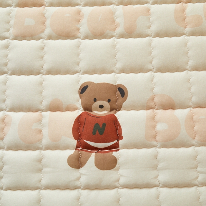 91家纺网 家纺一手货源 找家纺 卡派 2024新款单人床水洗棉夹棉加厚床笠（印花系列） 耍酷熊