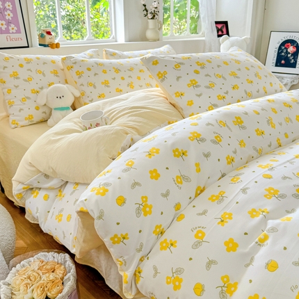 91家纺网 家纺一手货源 找家纺 （总）卡斯诺 2025新款A类水洗云朵棉四件套（下载包包含买家秀）