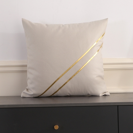 91家纺网 家纺一手货源 找家纺 （总）囍莱家纺 2024新款防水防污皮感科技布抱枕