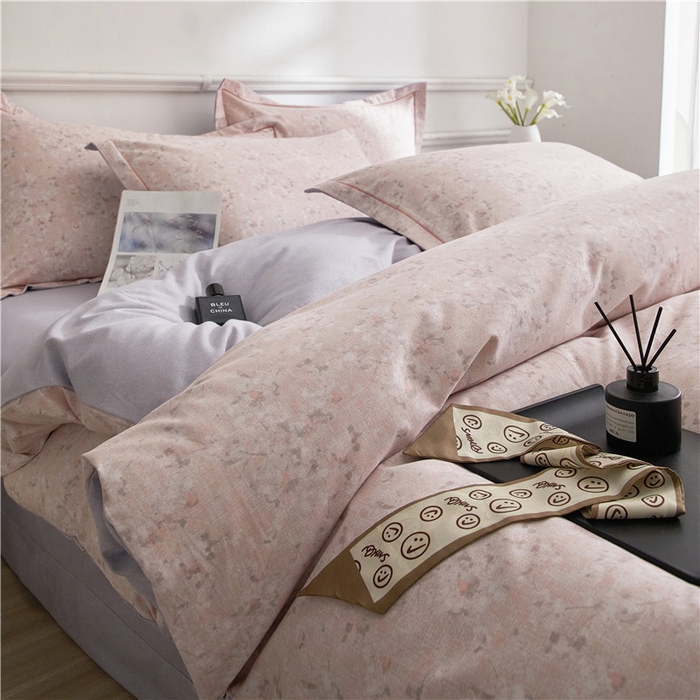 91家纺网 家纺一手货源 找家纺 （总）沐白家居 2024新款全棉生态磨毛印花四件套系列