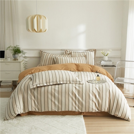 沐白家居 2024新款全棉生态磨毛印花四件套系列 容枫