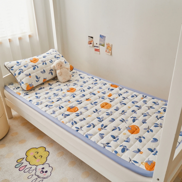 91家纺网 家纺一手货源 找家纺 （总）卡派 2024新款水洗棉学生单人床夹棉加厚床褥