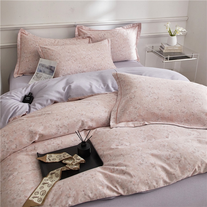 91家纺网 家纺一手货源 找家纺 （总）沐白家居 2024新款全棉生态磨毛印花四件套系列