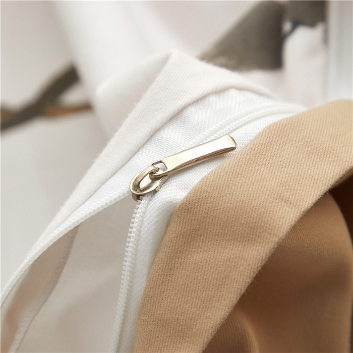 91家纺网 家纺一手货源 找家纺 沐白家居 2024新款全棉生态磨毛印花四件套系列 知晓