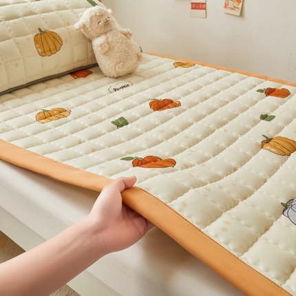 91家纺网 家纺一手货源 找家纺 （总）卡派 2024新款水洗棉学生单人床夹棉加厚床褥