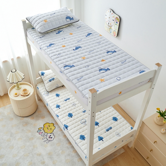 91家纺网 家纺一手货源 找家纺 卡派 2024新款单人床水洗棉夹棉加厚床笠（印花系列） 密林