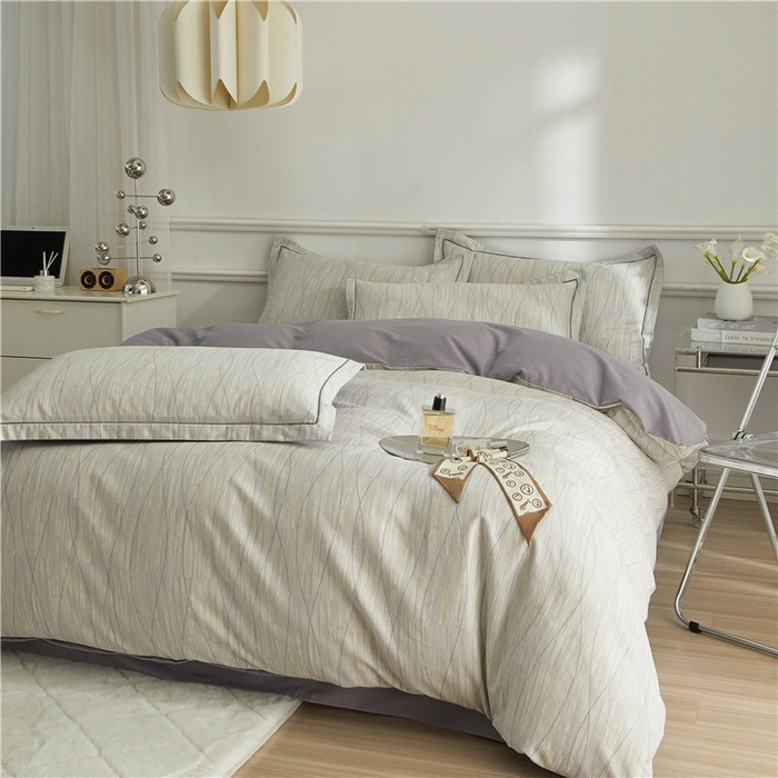 91家纺网 家纺一手货源 找家纺 沐白家居 2024新款全棉生态磨毛印花四件套系列 寻意