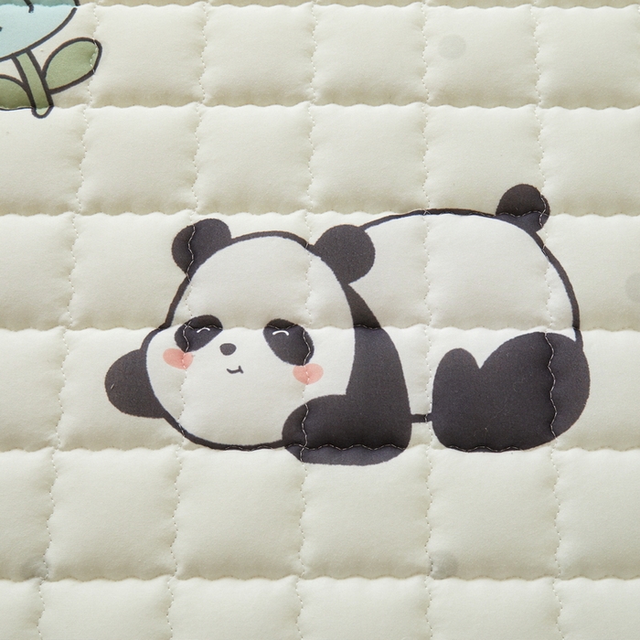 91家纺网 家纺一手货源 找家纺 卡派 2024新款单人床水洗棉夹棉加厚床笠（印花系列） 熊猫